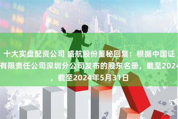 十大实盘配资公司 盛航股份董秘回复：根据中国证券登记结算有限责任公司深圳分公司发布的股东名册，截至2024年5月31日