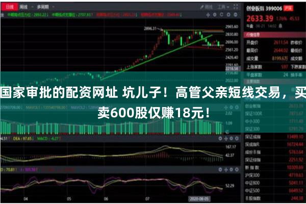 国家审批的配资网址 坑儿子！高管父亲短线交易，买卖600股仅赚18元！