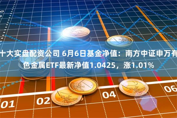 十大实盘配资公司 6月6日基金净值：南方中证申万有色金属ETF最新净值1.0425，涨1.01%