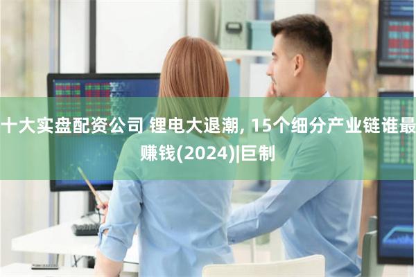 十大实盘配资公司 锂电大退潮, 15个细分产业链谁最赚钱(2024)|巨制