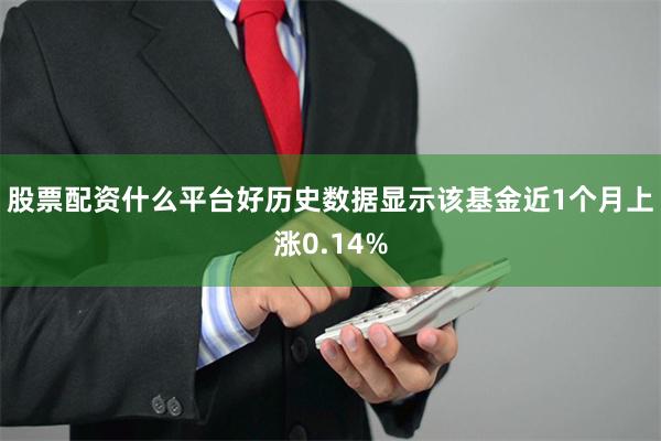 股票配资什么平台好历史数据显示该基金近1个月上涨0.14%